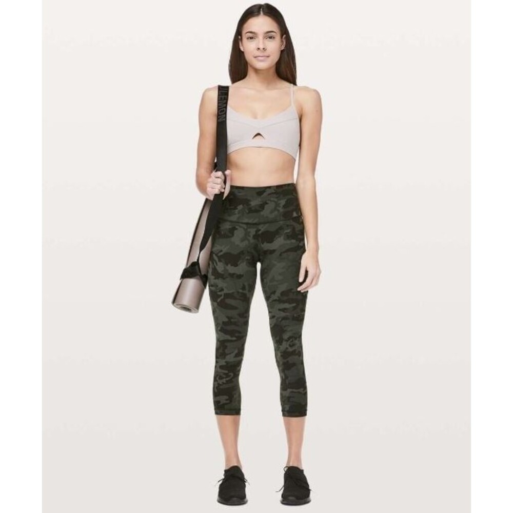 Lululemon Align Leggings *21" Green Camo